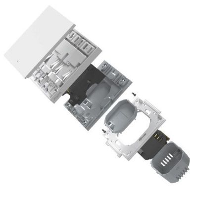 Выключатель одноклавишный без нейтрали | Aqara Smart Wall Switch H1 EU (No Neutral, Single Rocker)
