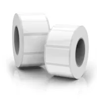 Термотрансферные бумажные полипропилен этикетки 58х40 мм 1200шт/рул