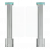 Турникет с распашными створками Oxgard Oxgard QL-04-660, фото-3