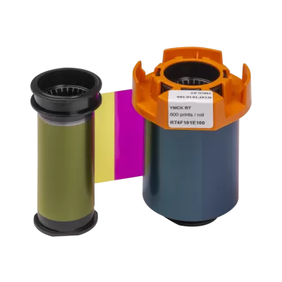  Лента полноцветная YMCK на 600 отпечатков Evolis RT4F101M100, фото-3