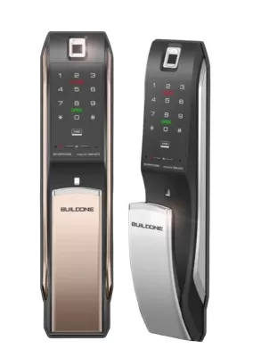 Врезной электронный дверной замок Buildone BO-DP9100FSK, фото-2
